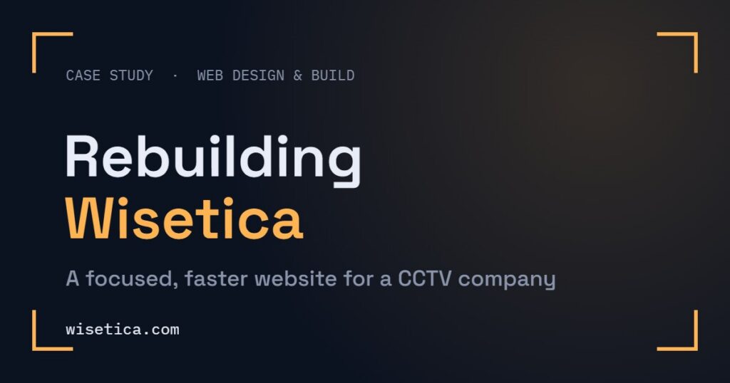 Case study: rebuilding the Wisetica website